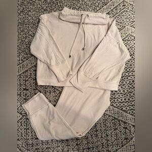 Cream Jogger Set